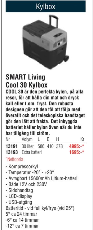 SMART Living Cool 30 Kylbox