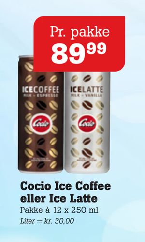 Cocio Ice Coffee eller Ice Latte