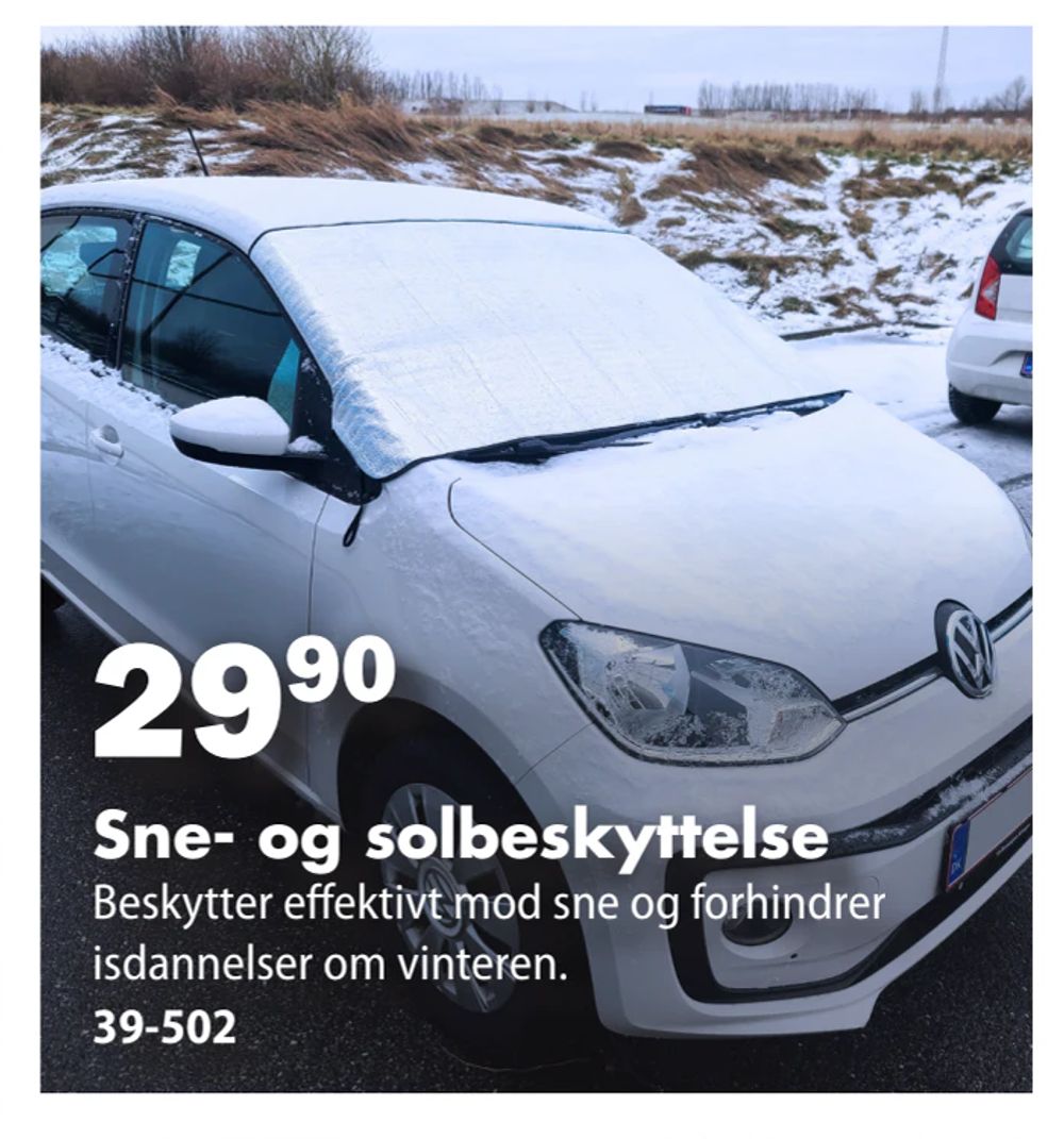 Deals on Sne- og solbeskyttelse from Biltema at 29,90 kr.
