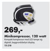 Minikompressor, 120 watt