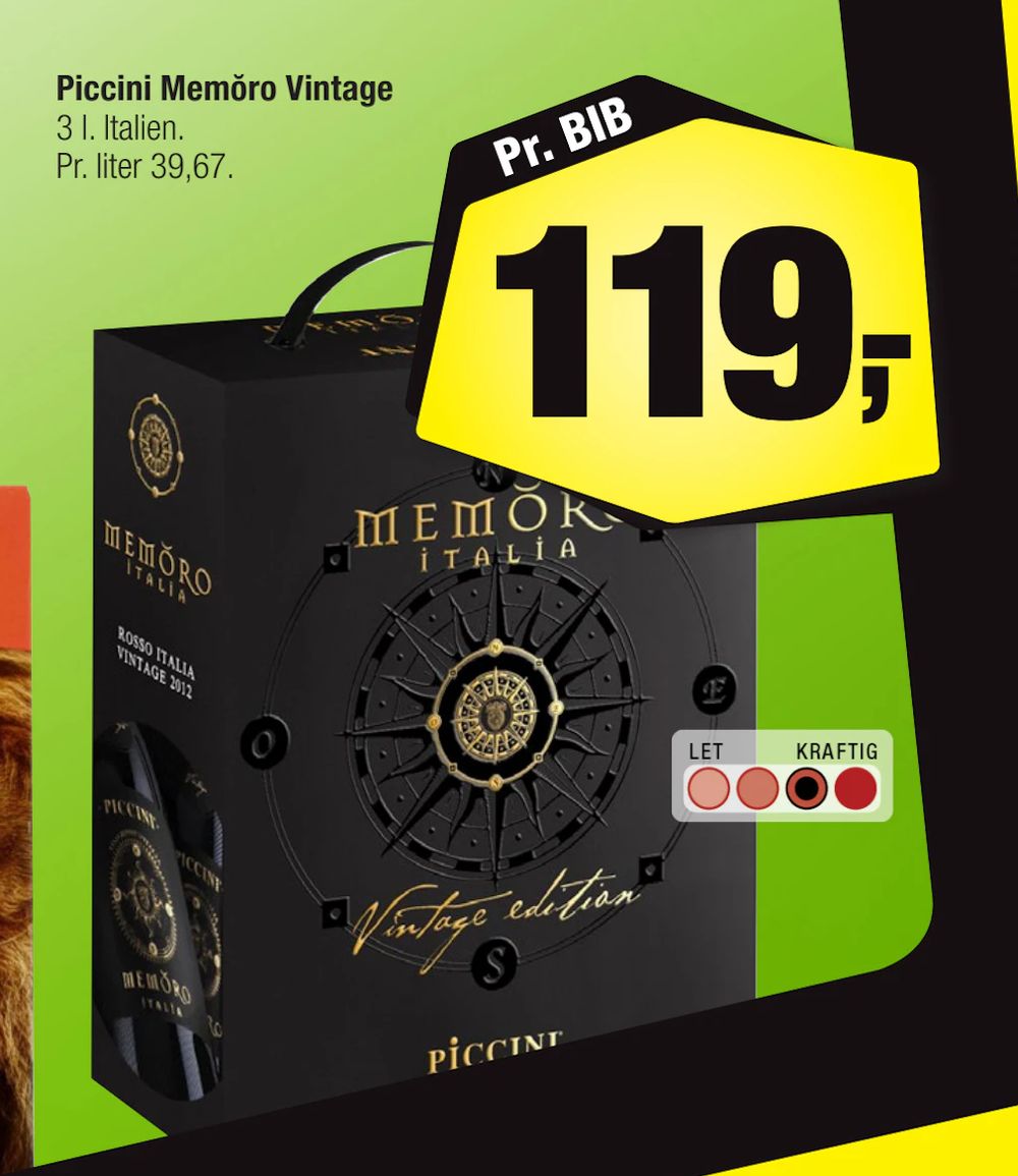 Tilbud på Piccini Memŏro Vintage fra Calle til 119 kr.