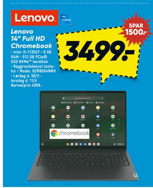 Lenovo 14” Full HD Chromebook