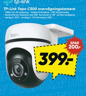 TP-Link Tapo C500 overvågnings kamera