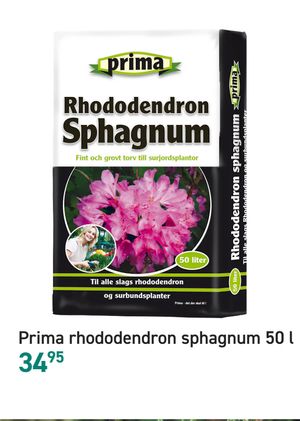 Prima rhododendron sphagnum 50 l