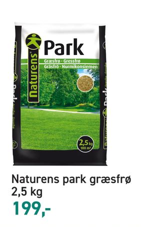 Naturens park græsfrø 2,5 kg