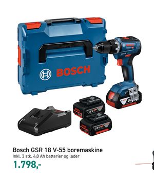 Bosch GSR 18 V-55 boremaskine