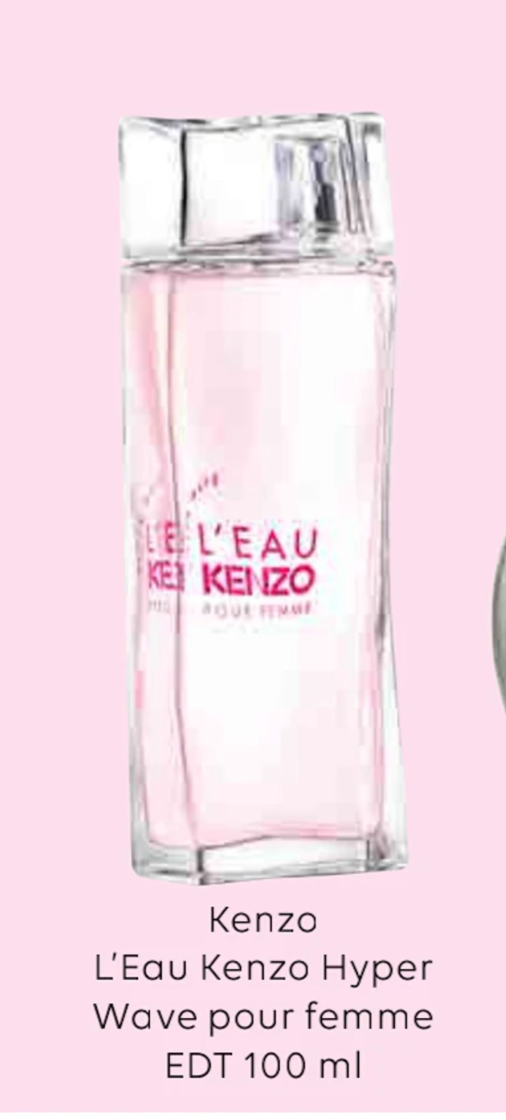Tilbud på Kenzo L’Eau Kenzo Hyper Wave pour femme EDT 100 ml fra Scandlines Travel Shop til 299 kr.