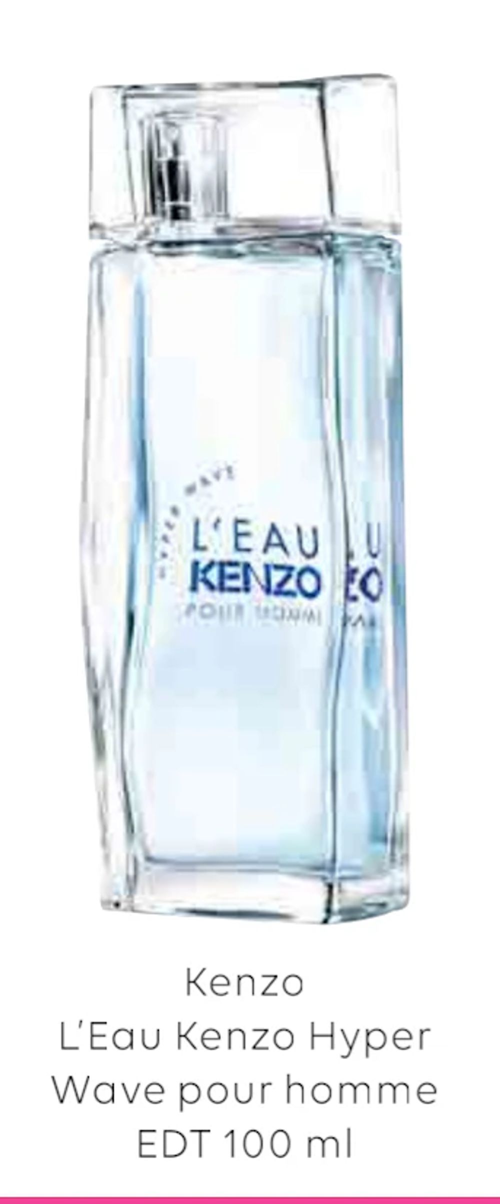 Tilbud på Kenzo L’Eau Kenzo Hyper Wave pour homme EDT 100 ml fra Scandlines Travel Shop til 299 kr.