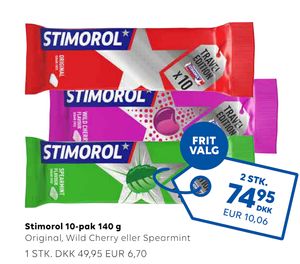 Stimorol 10-pak 140 g