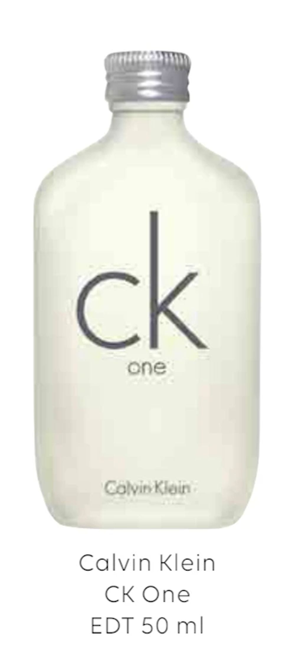 Tilbud på Calvin Klein CK One EDT 50 ml fra Scandlines Travel Shop til 159 kr.