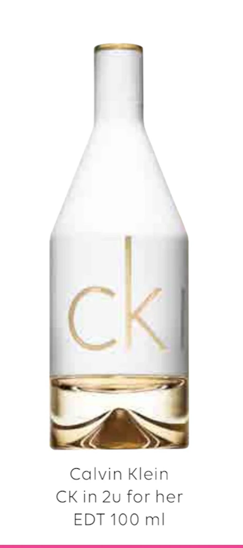 Tilbud på Calvin Klein CK in 2u for her EDT 100 ml fra Scandlines Travel Shop til 249 kr.