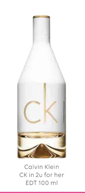 Calvin Klein CK in 2u for her EDT 100 ml