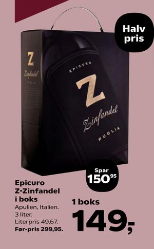 Epicuro Z-Zinfandel i boks