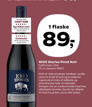 1000 Stories Pinot Noir