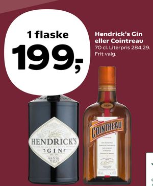Hendrick's Gin eller Cointreau