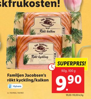 Familjen Jacobsen’s rökt kyckling/kalkon