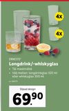 Longdrink/-whiskyglas