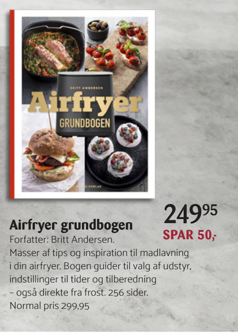 Tilbud på Airfryer grundbogen fra Kop & Kande til 249,95 kr.