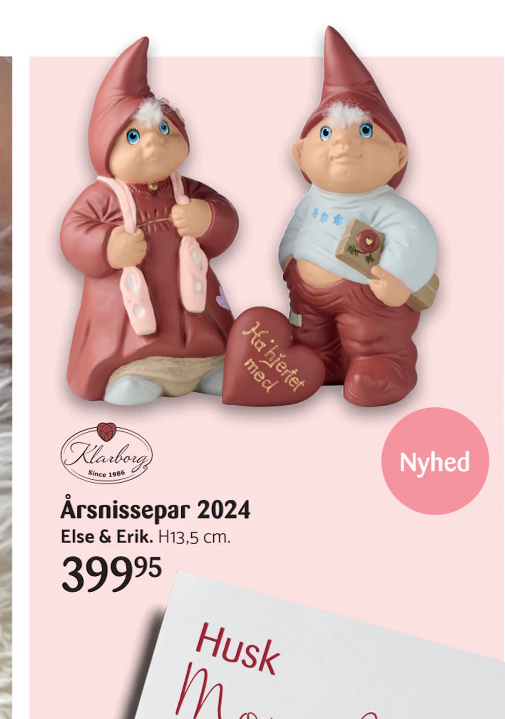 Tilbud på Årsnissepar 2024 fra Kop & Kande til 399,95 kr.