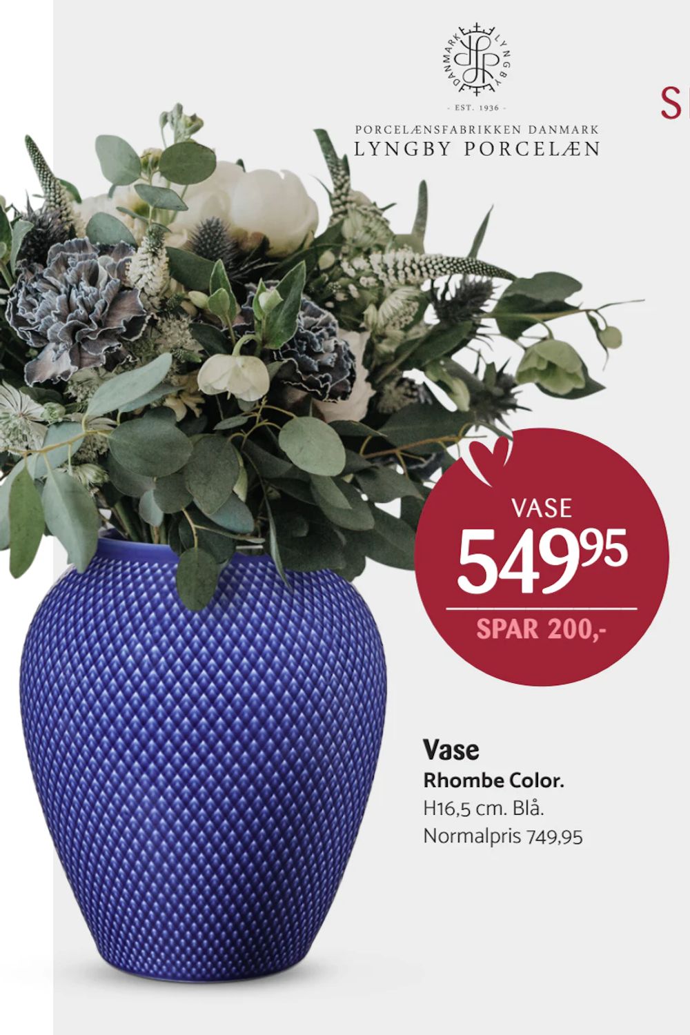 Tilbud på Vase fra Kop & Kande til 549,95 kr.
