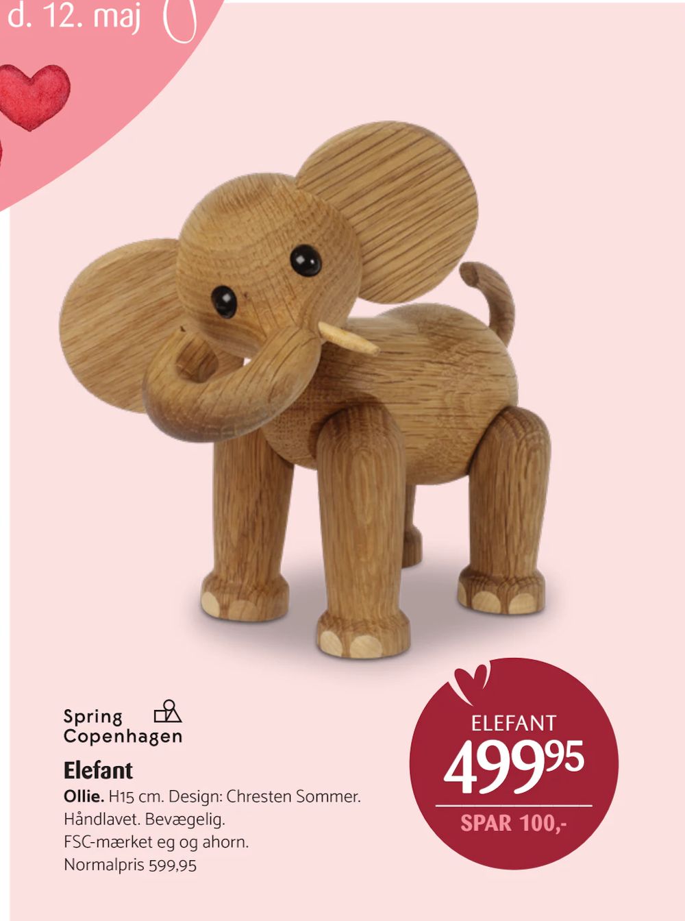 Tilbud på Elefant fra Kop & Kande til 499,95 kr.