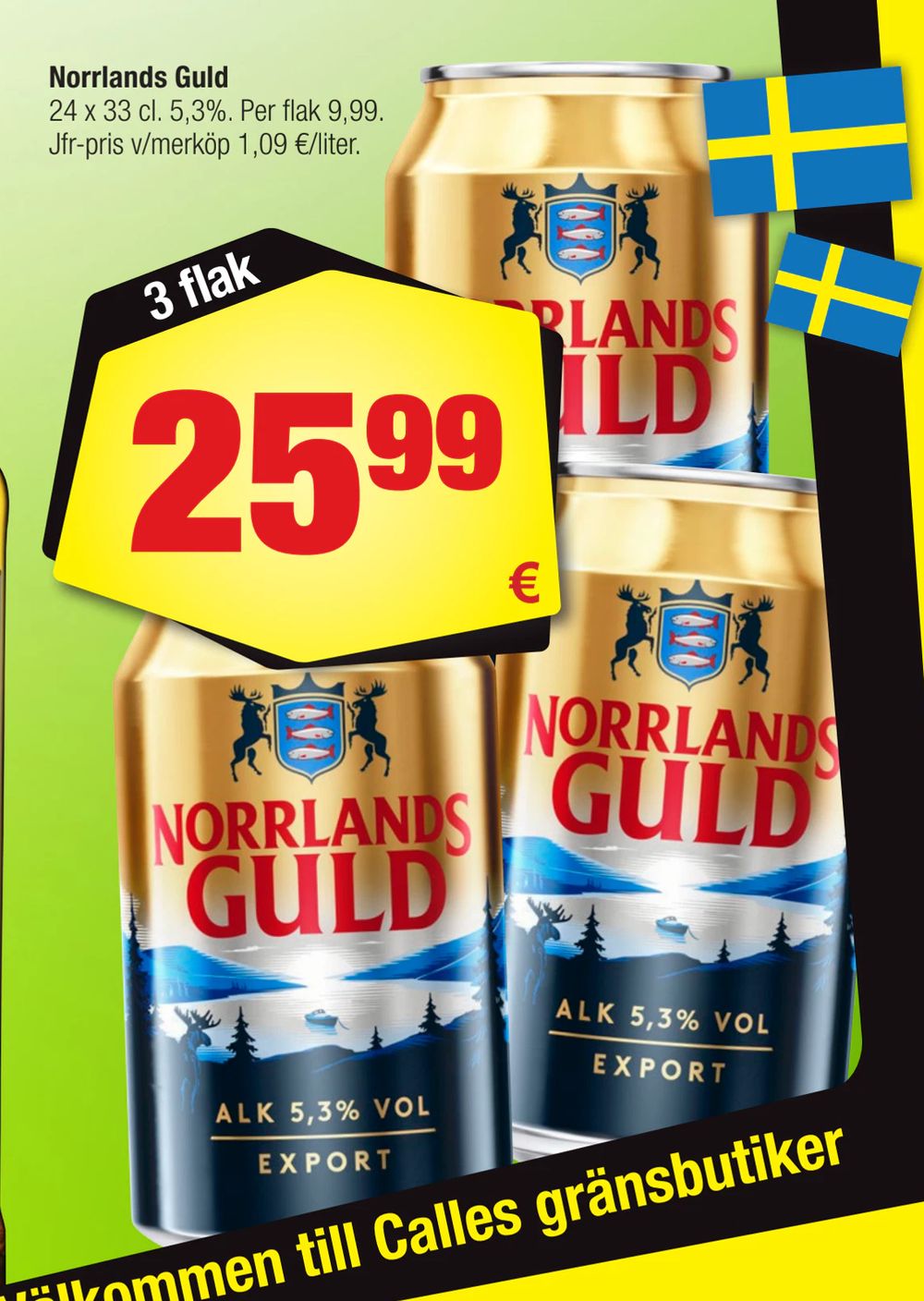 Deals on Norrlands Guld from Calle at 25,99 €