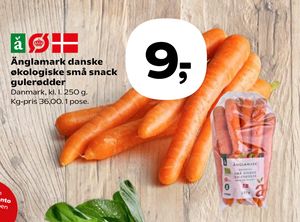 Änglamark danske økologiske små snack gulerødder
