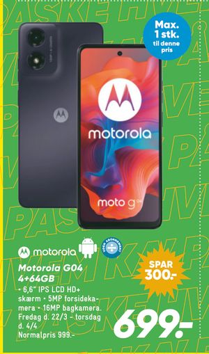 Motorola G04 4+64GB