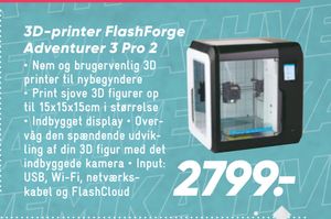 3D-printer FlashForge Adventurer 3 Pro 2