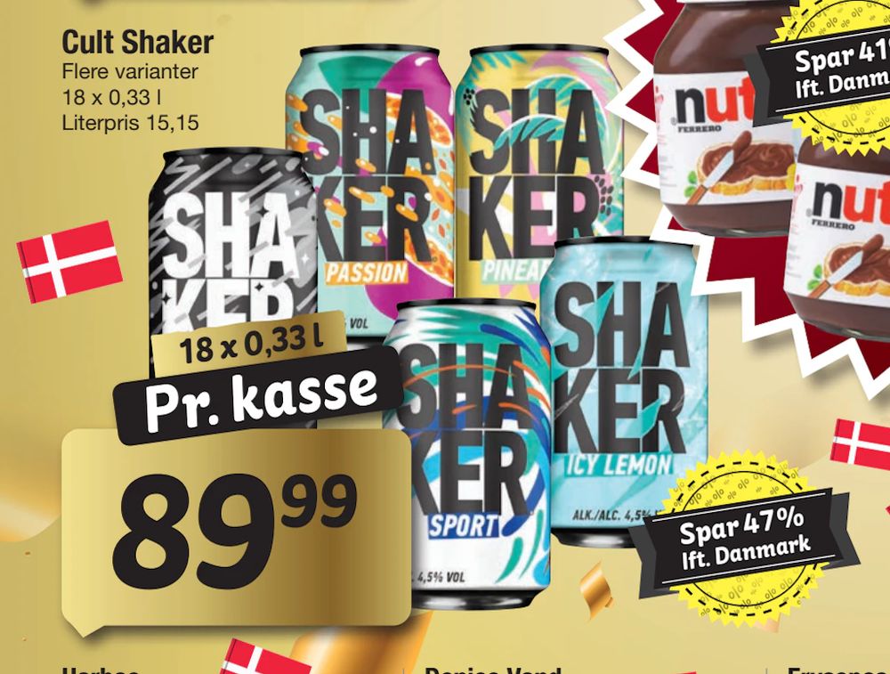 Tilbud på Cult Shaker fra fakta Tyskland til 89,99 kr.