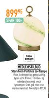 Stockholm Portable bordlampe