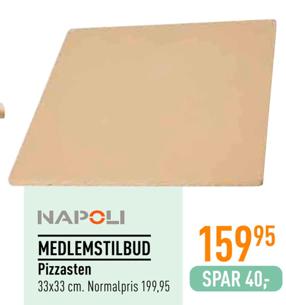 Tilbud på Pizzasten fra Imerco til 159,95 kr.