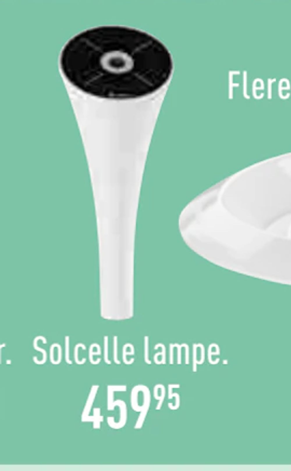 Tilbud på Solcelle lampe fra Imerco til 459,95 kr.