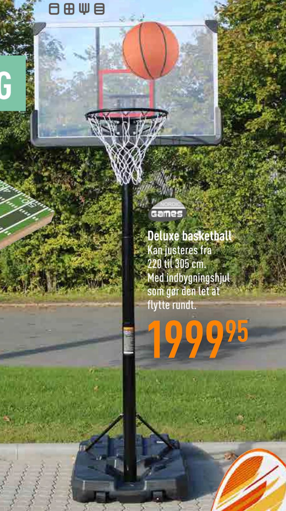 Tilbud på Deluxe basketball fra Imerco til 1.999,95 kr.