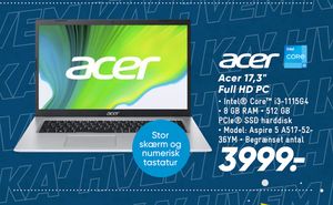 Acer 17,3" Full HD PC