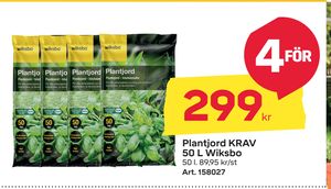 Plantjord KRAV 50 L Wiksbo