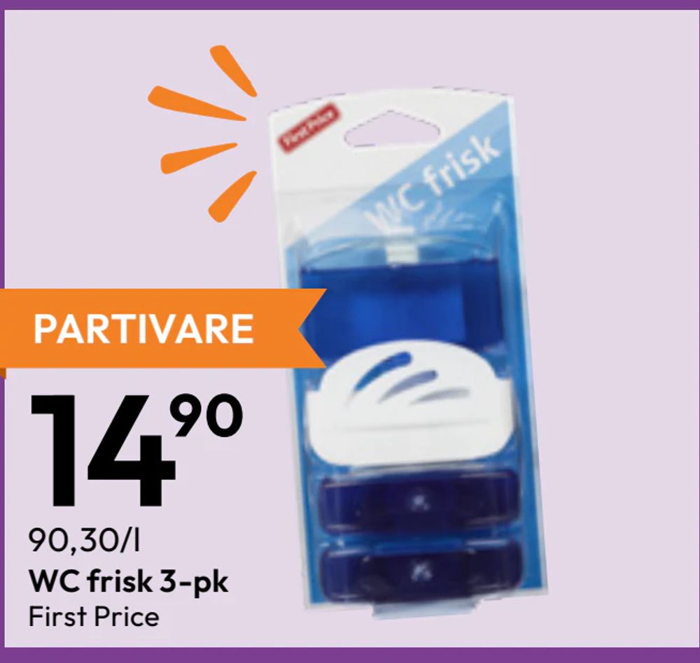WC frisk 3-pk