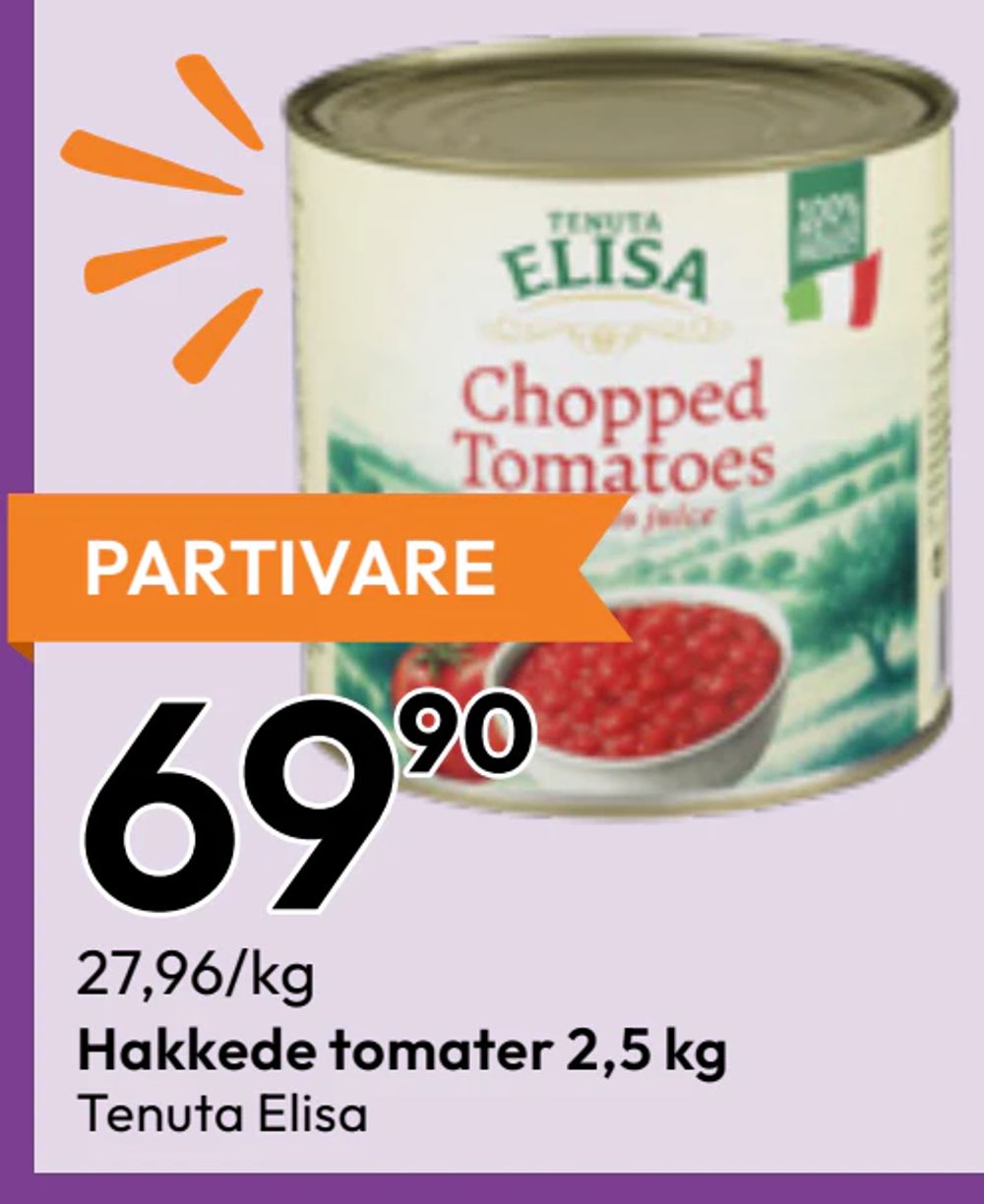 Hakkede tomater