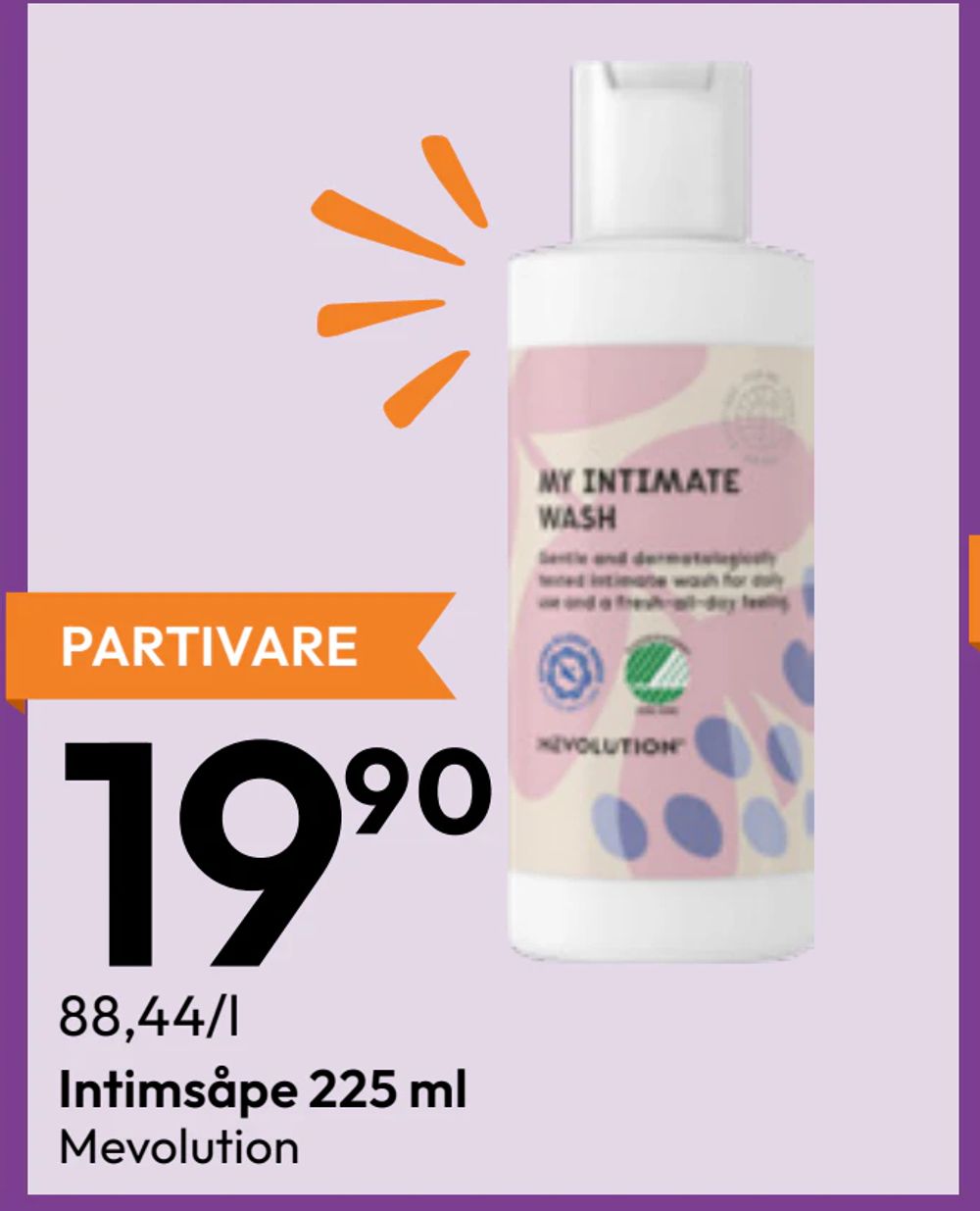 Intimsåpe 225 ml