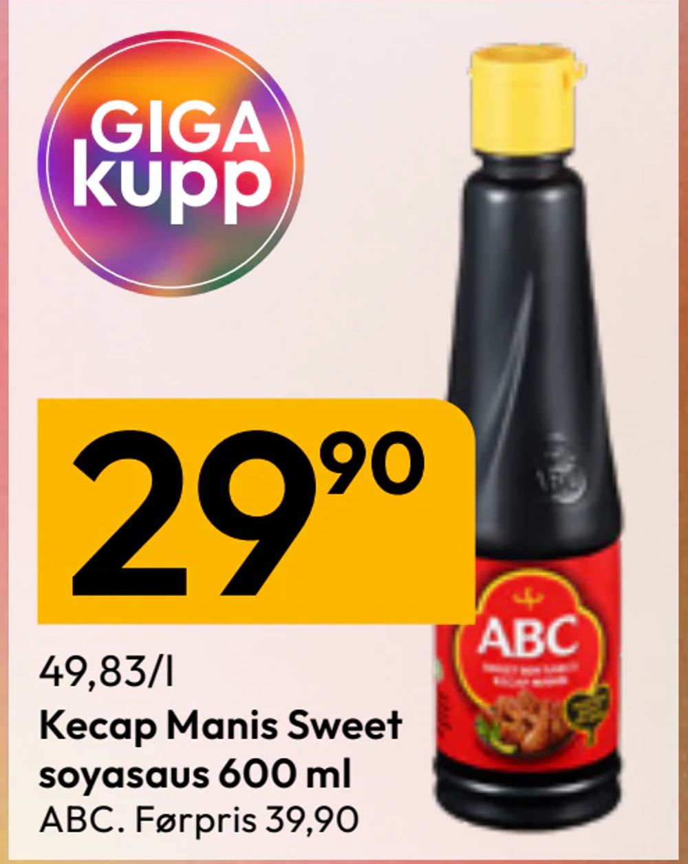 Kecap Manis Sweet soyasaus