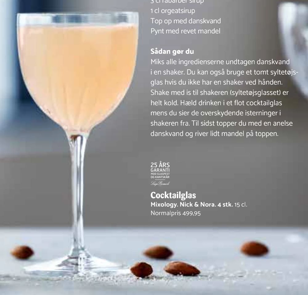 Tilbud på Cocktailglas fra Kop & Kande til 499,95 kr.