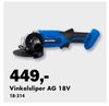 Vinkelsliper AG 18V