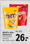 M&M’s eller Maltesers