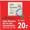 Grøn Balance All-in-one Opvasketabs