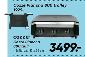 Cozze Plancha 800 grill