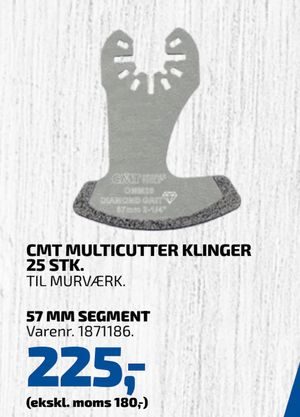 CMT MULTICUTTER KLINGER 25 STK