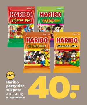 Haribo party size slikpose