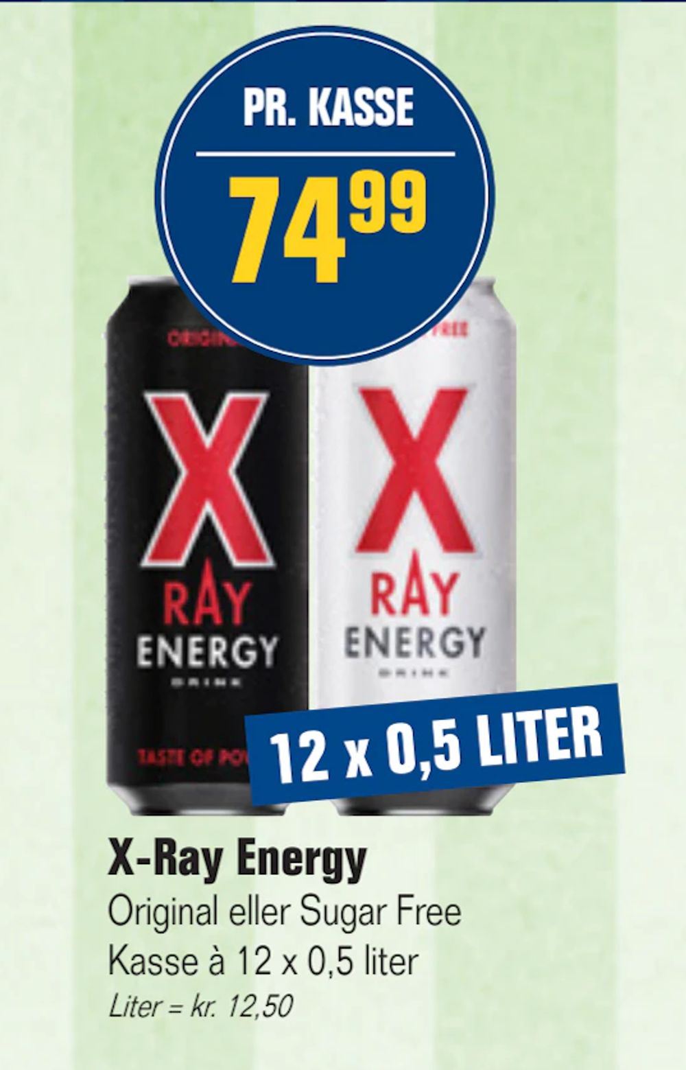 Tilbud på X-Ray Energy fra Otto Duborg til 74,99 kr.