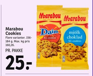 Marabou Cookies