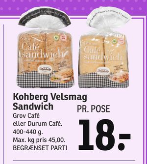 Kohberg Velsmag Sandwich